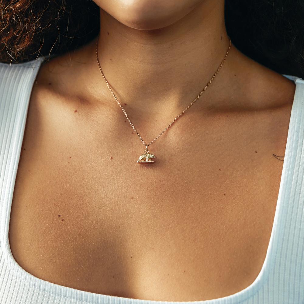 Vintage Bear Charm for Women
