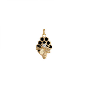 Vintage Bee Hive Charm by Fewer Finer