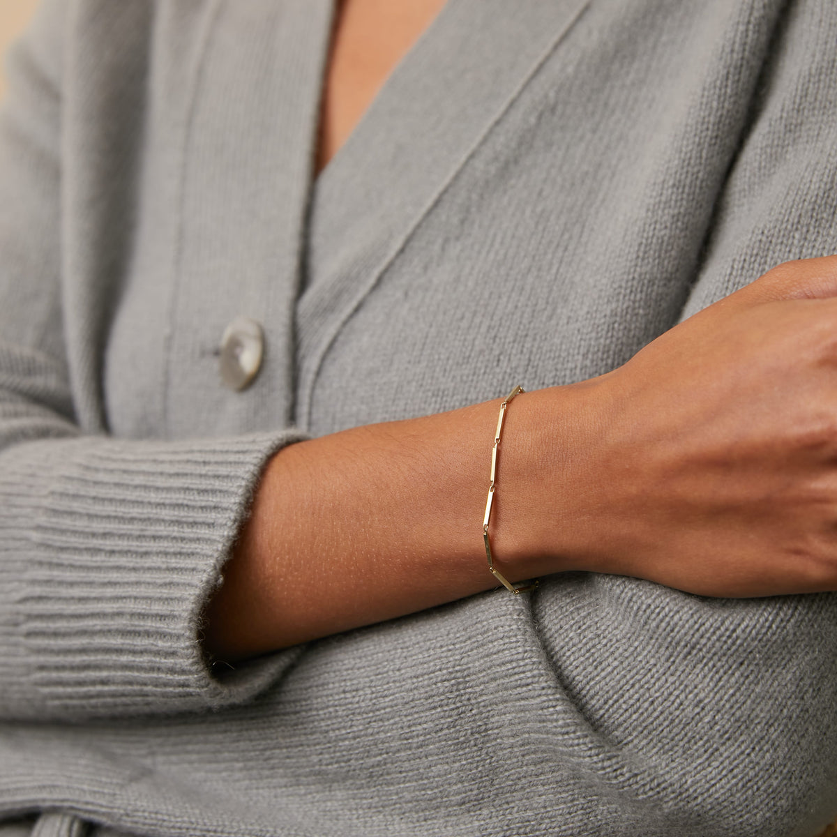 Vintage Bar Link Bracelet for Women