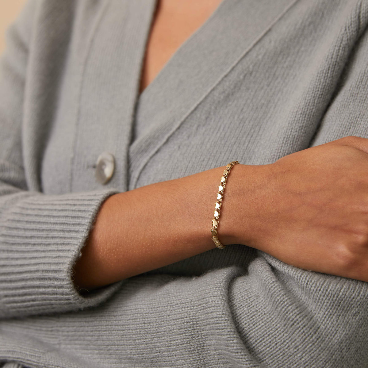 Vintage Heart Bracelet for Women