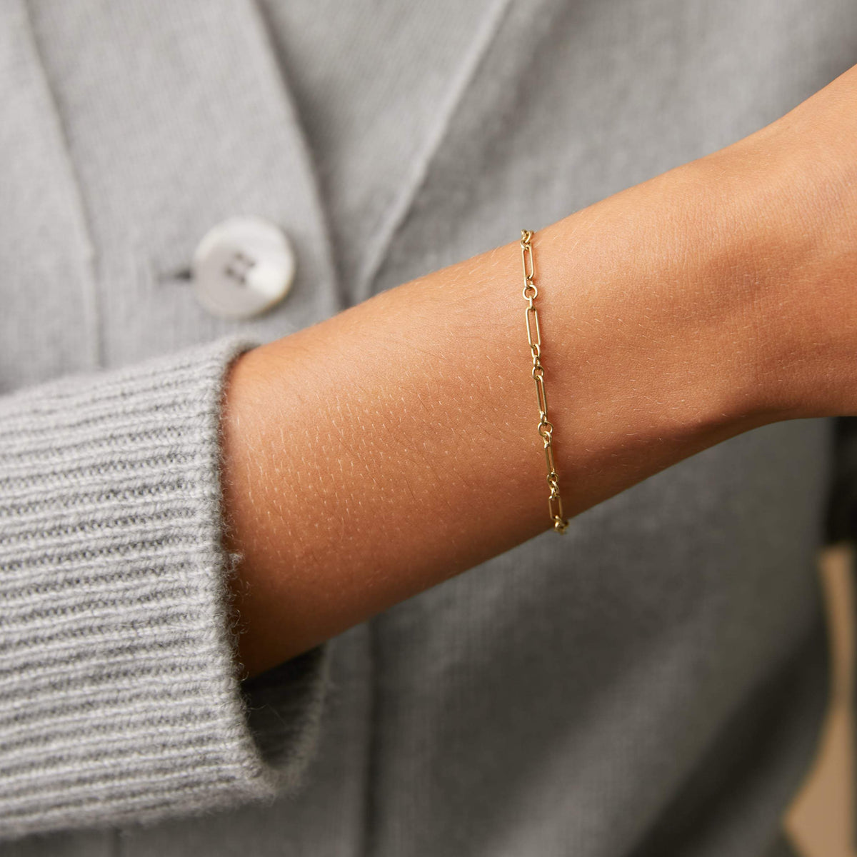 Vintage Simple Link Bracelet for Women
