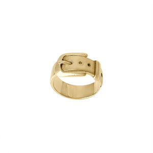 Vintage Buckle Ring by Fewer Finer
