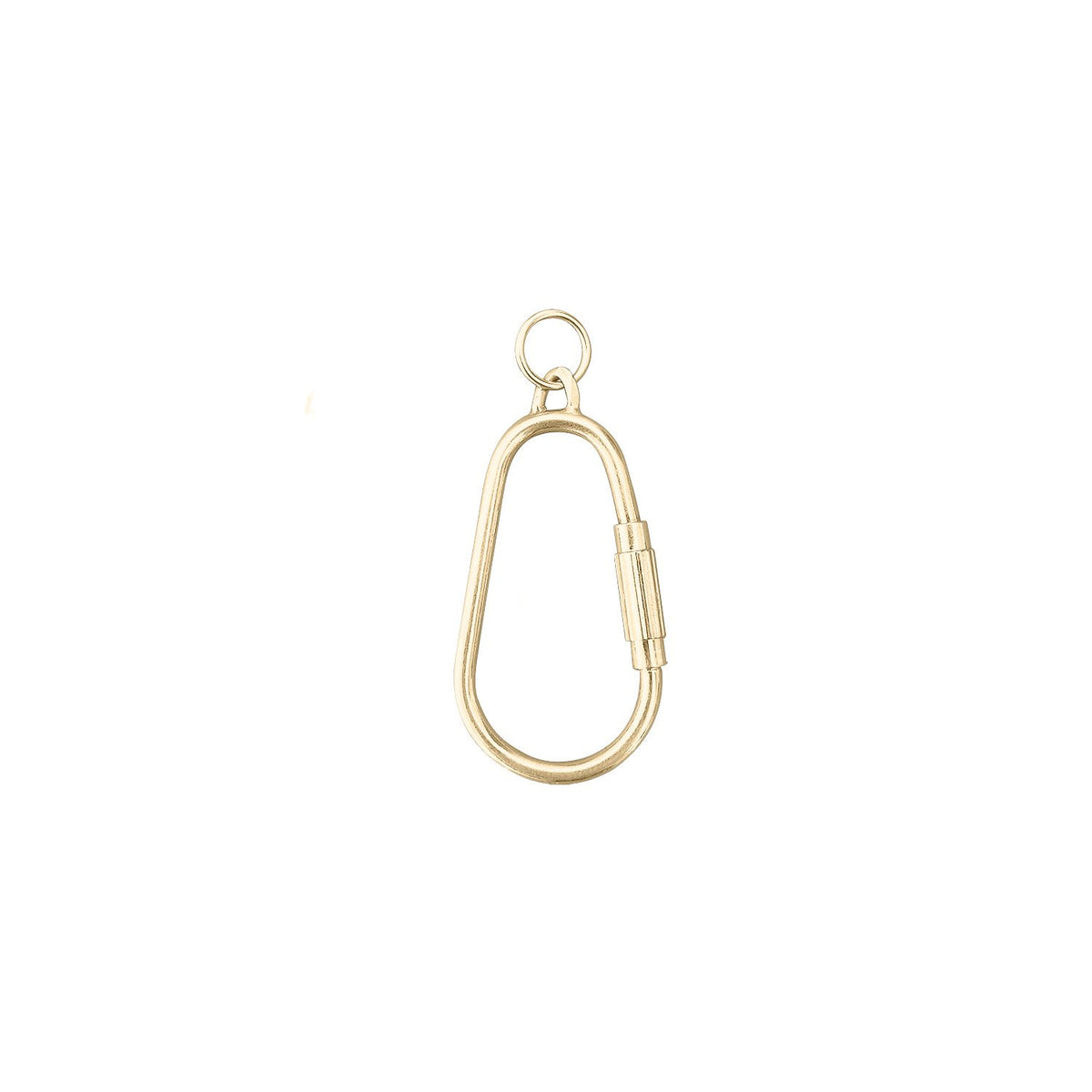 Vintage Carabiner Charm Clip by Fewer Finer
