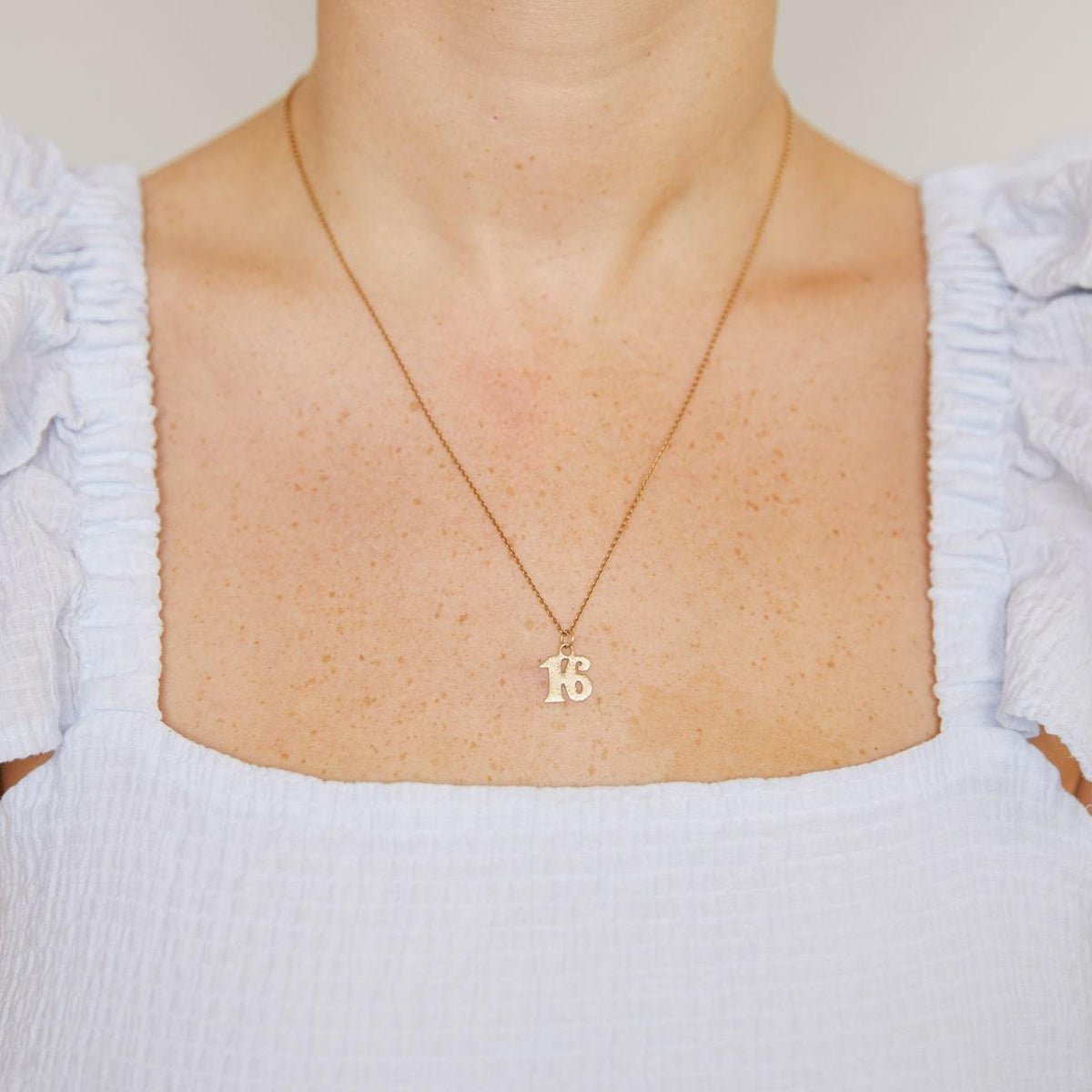 Vintage "16" Charm for Women
