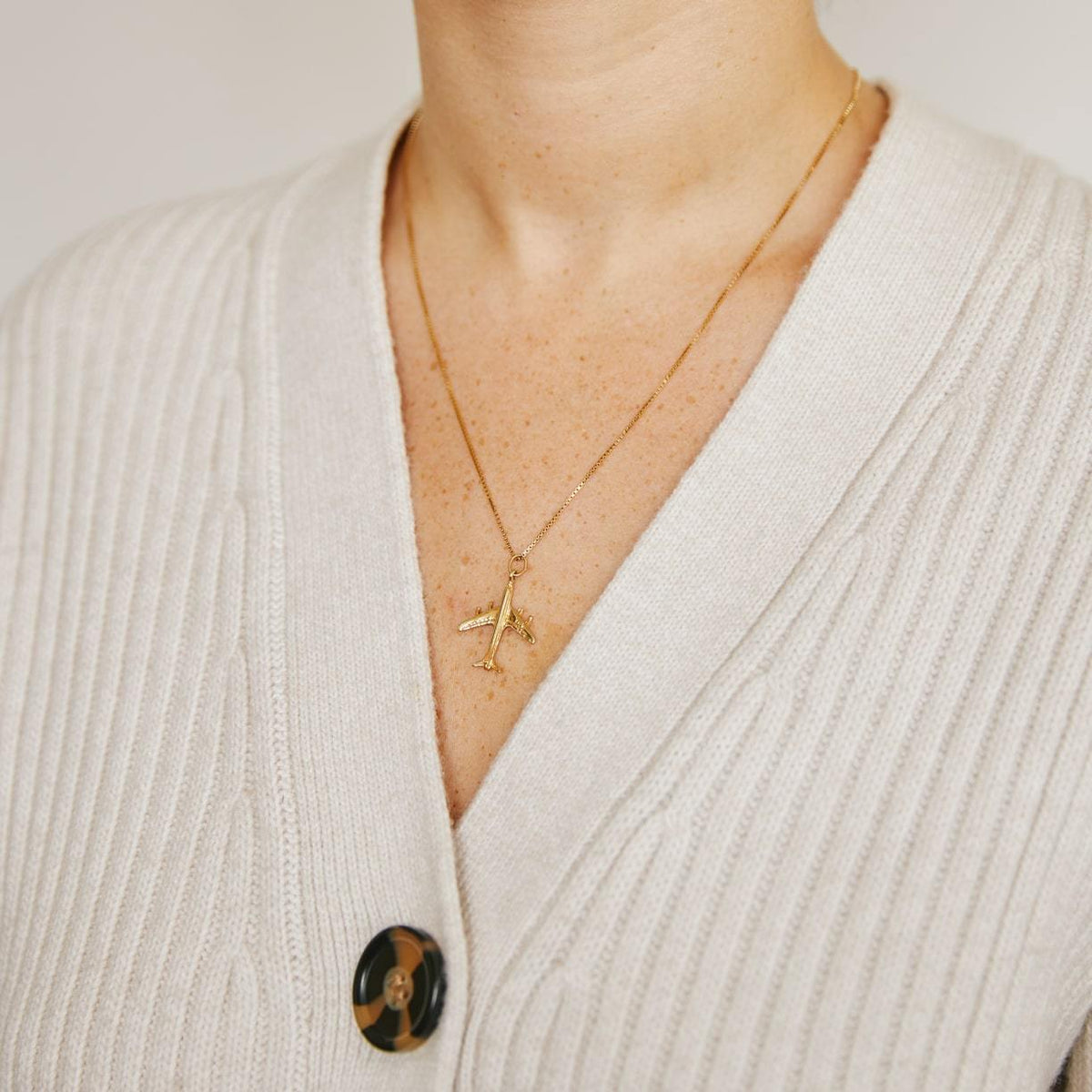 Vintage Airplane Charm for Women