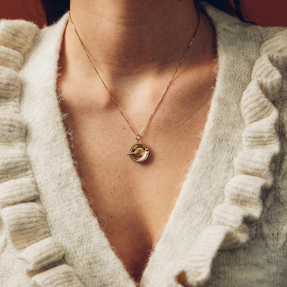 Vintage Ashtray Charm for Women