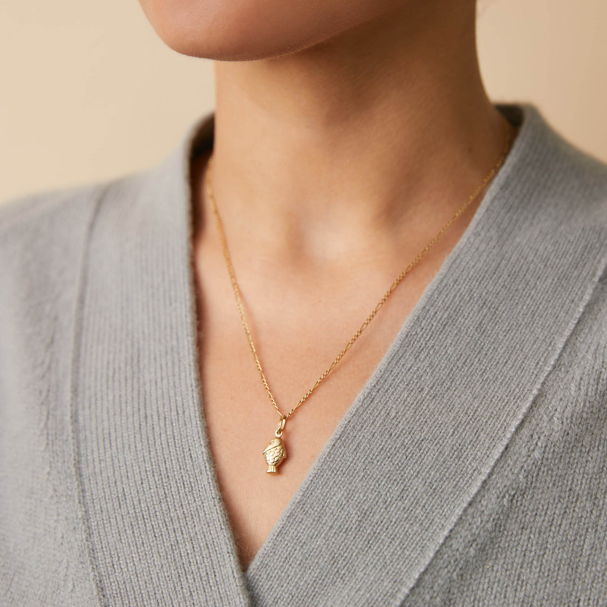 Vintage Fish Charm for Women