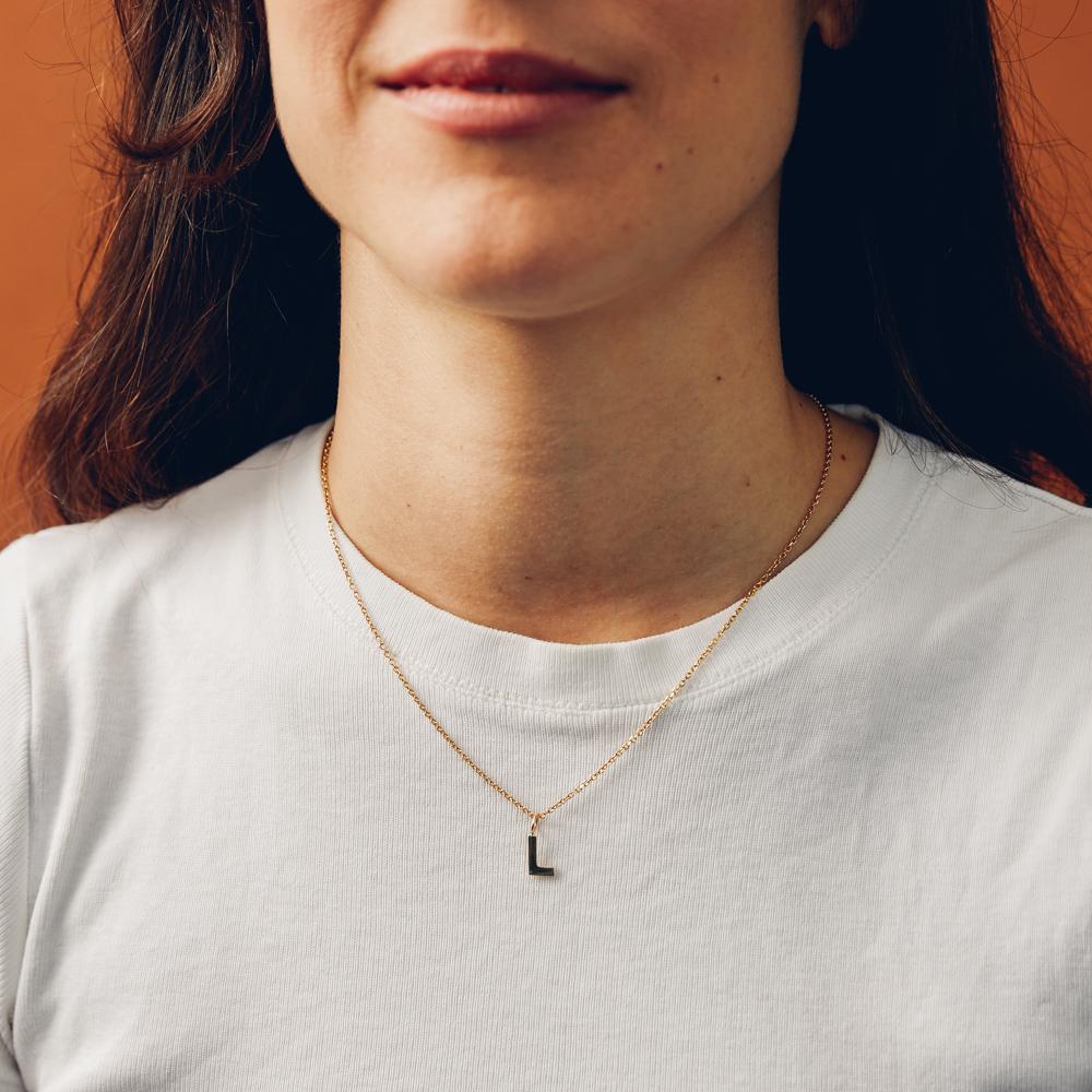 Vintage Letter "L" Charm for Women