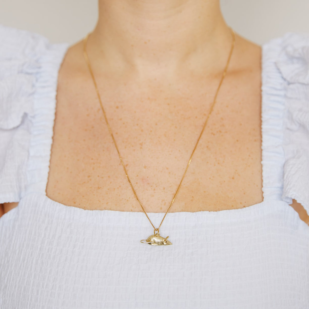 Vintage Mouse Charm for Women