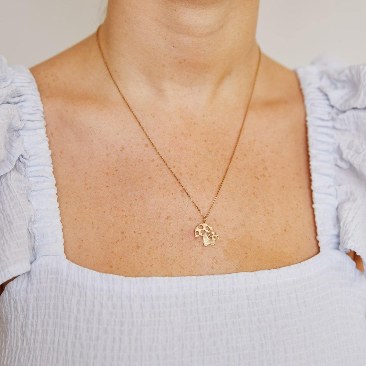 Vintage Mushroom Charm for Women