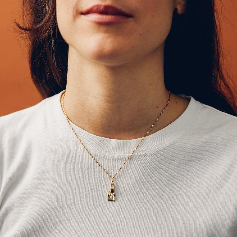 Vintage Scuba Flipper Charm for Women