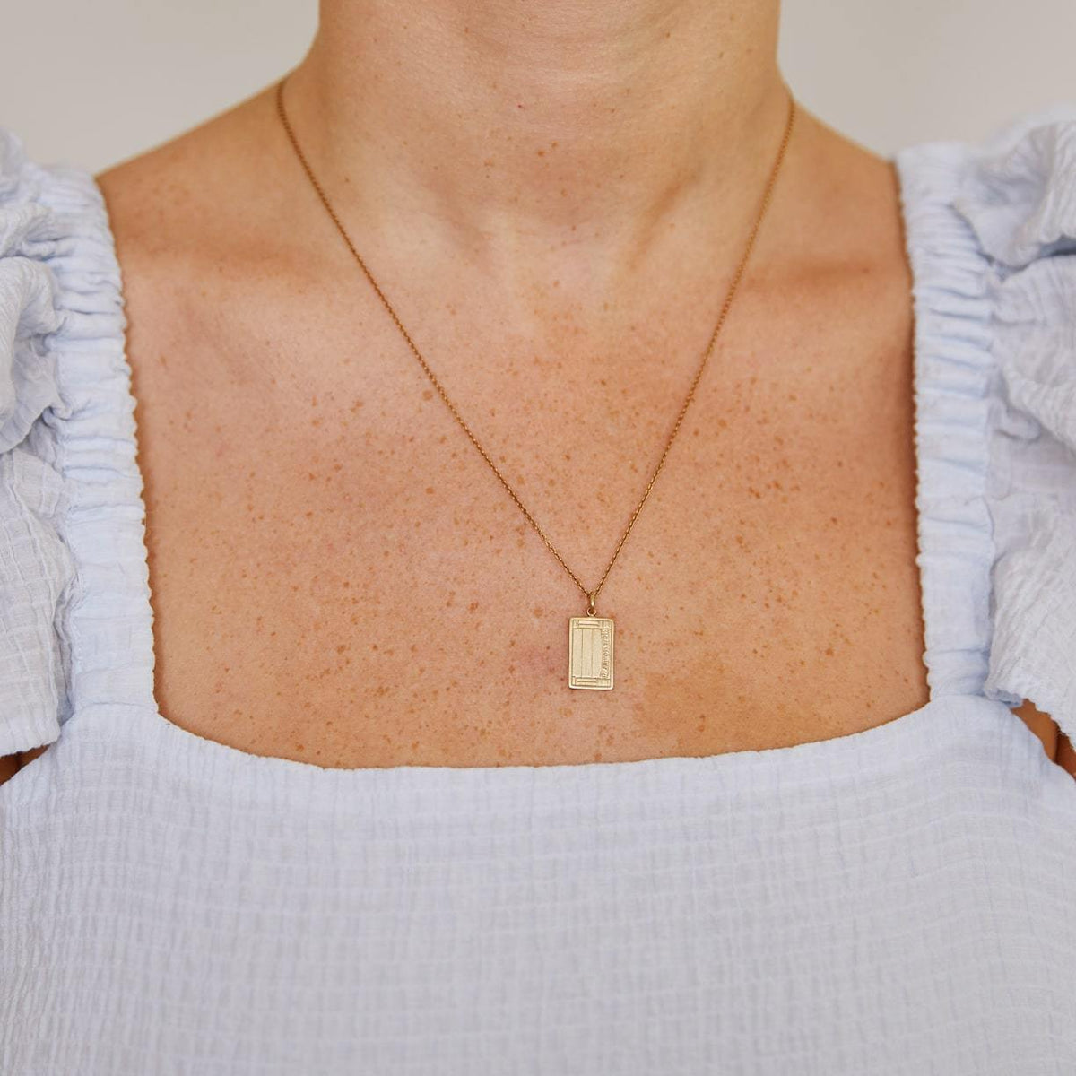 Vintage Social Security Act Charm for Women