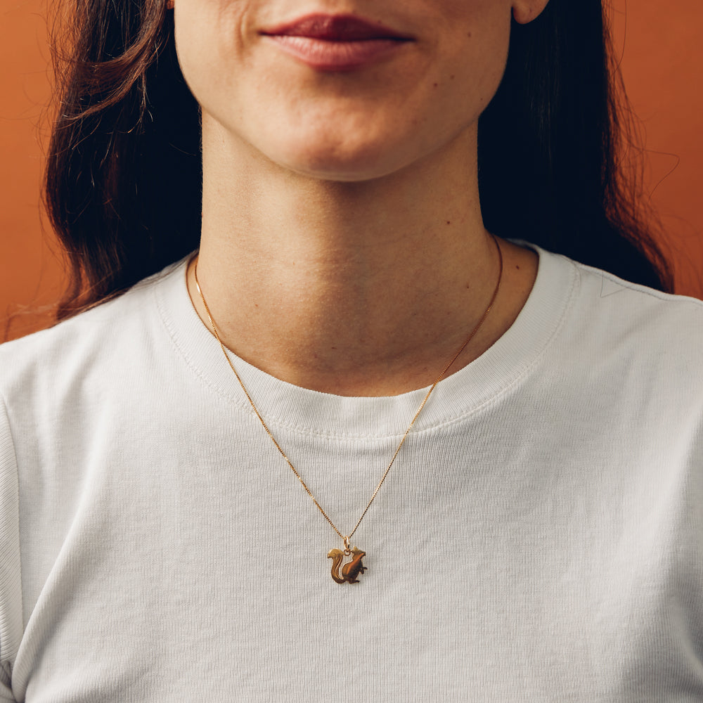 Vintage Squirrel Charm for Women