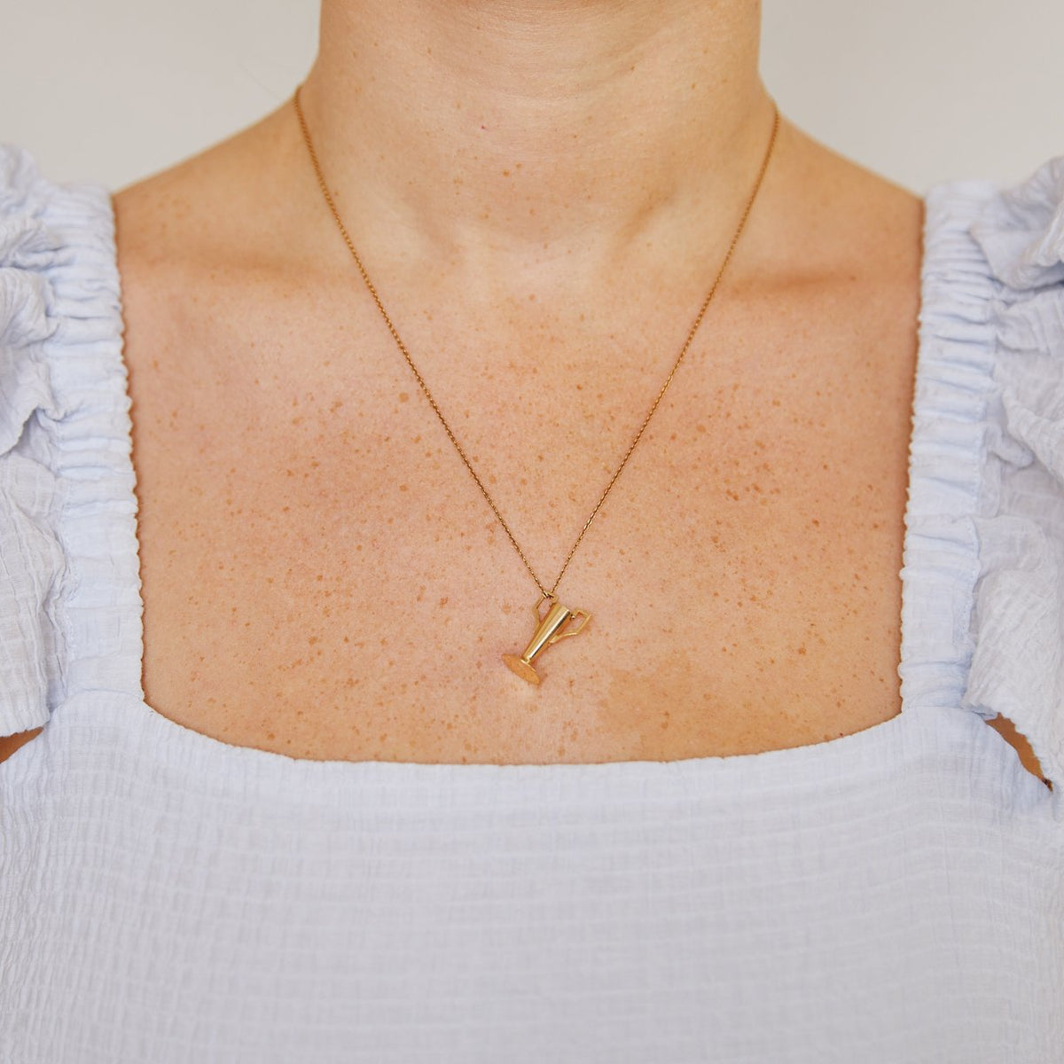 Vintage Trophy Charm for Women