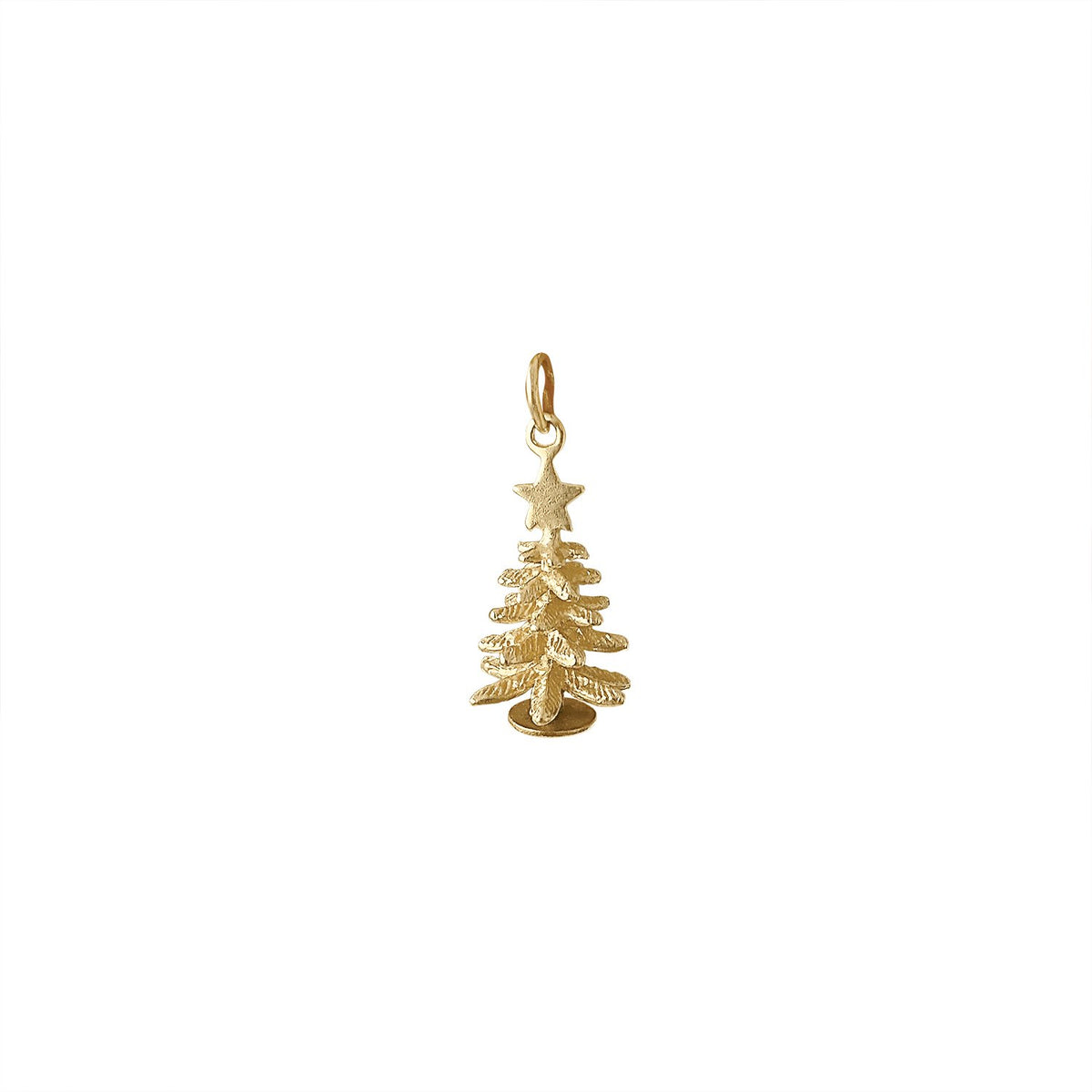 Vintage Christmas Tree Charm by Fewer Finer