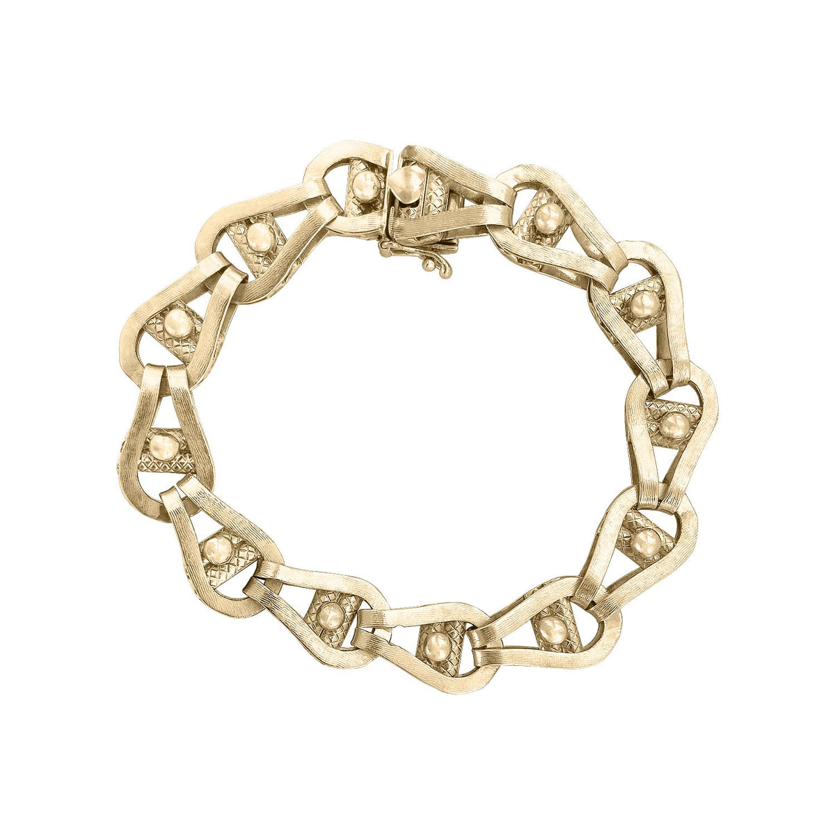 Vintage Chunky Link Bracelet by Fewer Finer