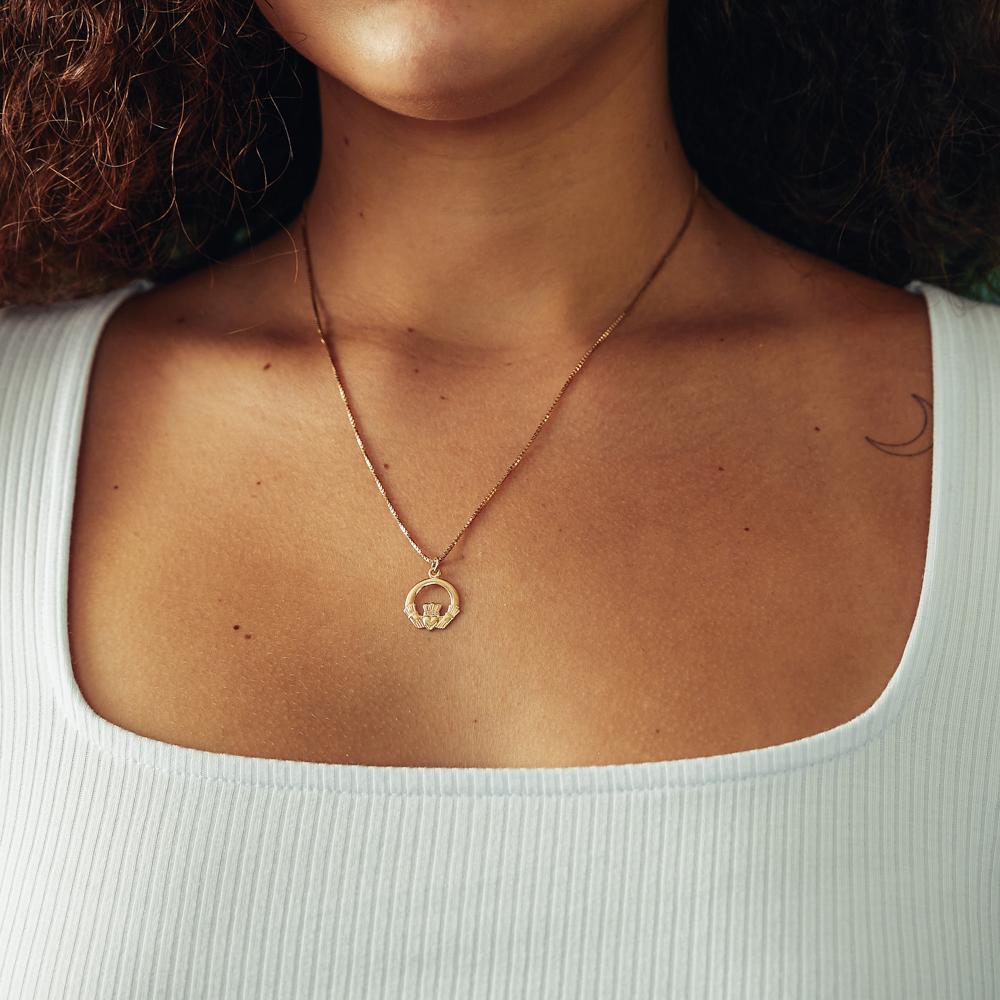 Vintage Claddagh Charm by Women