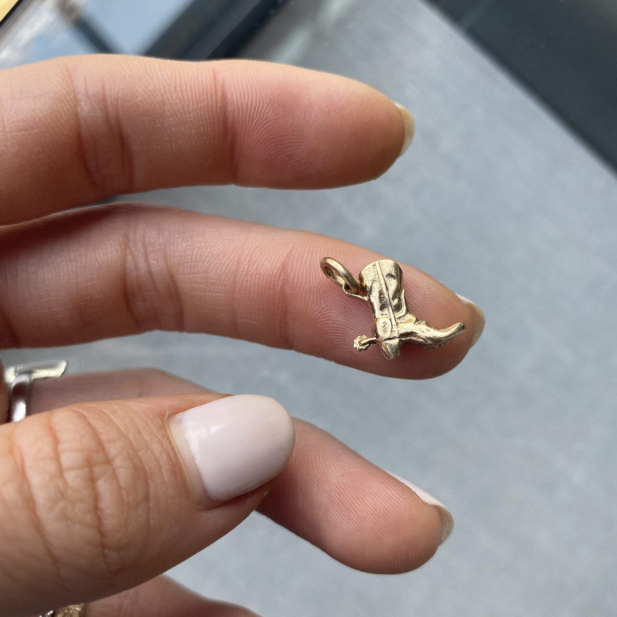 Vintage Cowboy Boot Charm for Women
