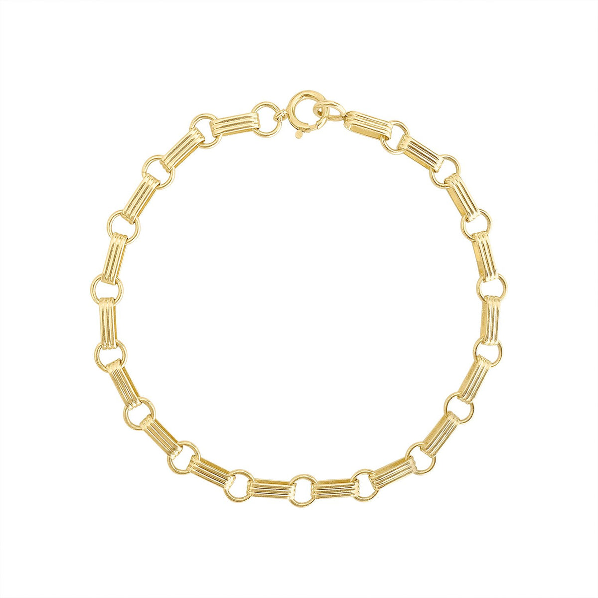 Vintage Deco Link Bracelet by Fewer Finer