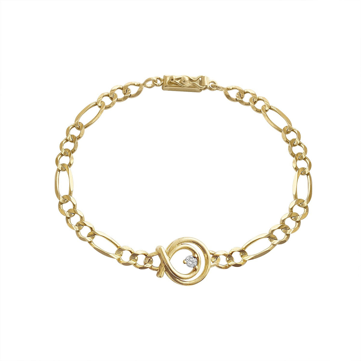 Vintage Diamond Shaped Bracelet by Fewer Finer