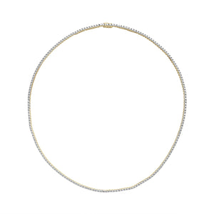 Vintage Diamond Tennis Necklace by Fewer Finer