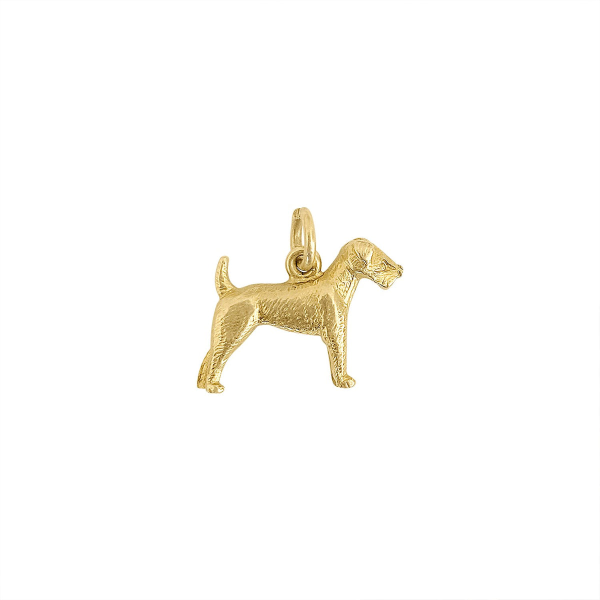 Vintage Dog Terrier Charm by Fewer Finer