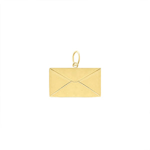 Vintage Envelope Charm by Fewer Finer
