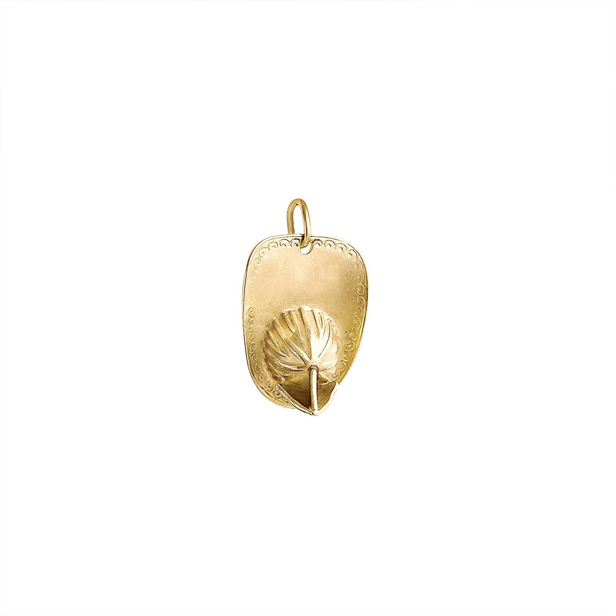 Vintage Firefighter Helmet Fire House Charm by Fewer Finer