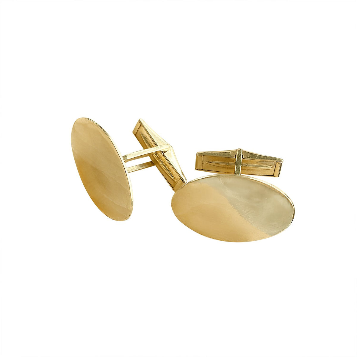 Vintage Gold Engravable Cuffs by Fewer Finer