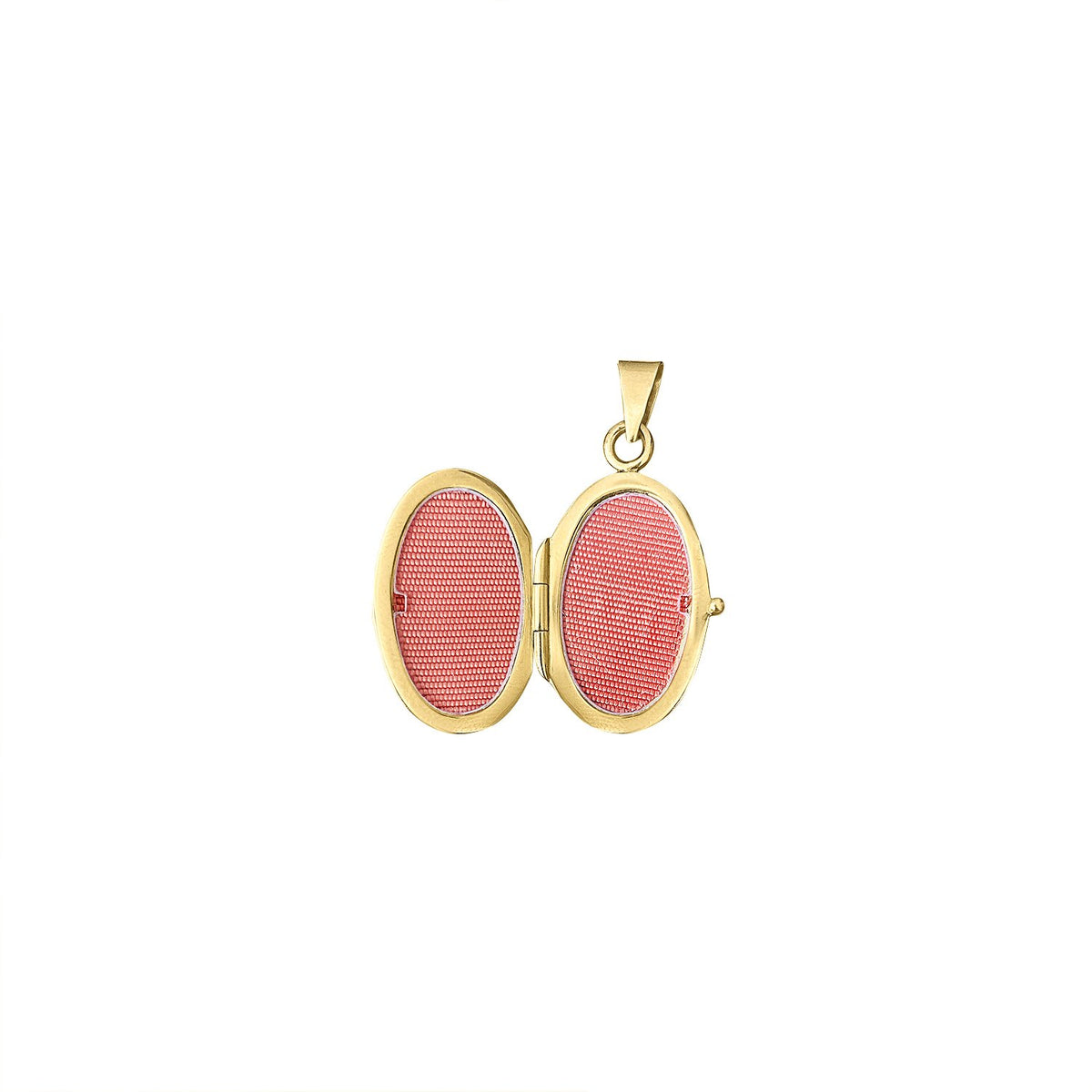Vintage Gold Etched Engravable Oval Locket for Women
