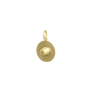 Vintage Gold Hat Charm by Fewer Finer