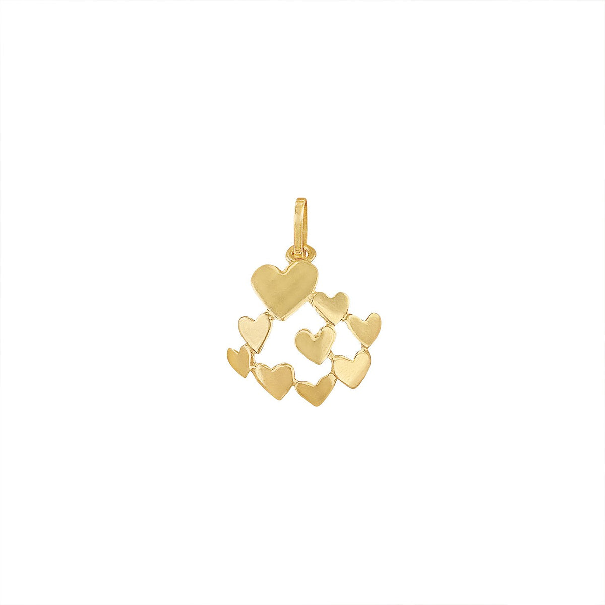 SOLD Vintage Heart Cluster Charm