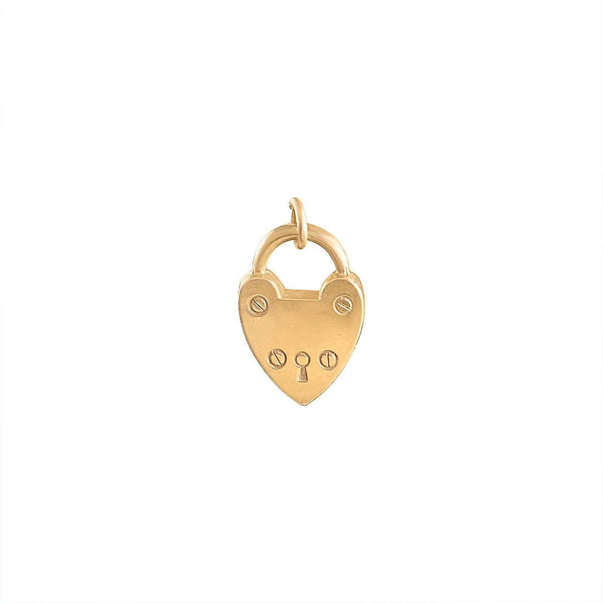 Vintage Heart Lock Charm by Fewer finer