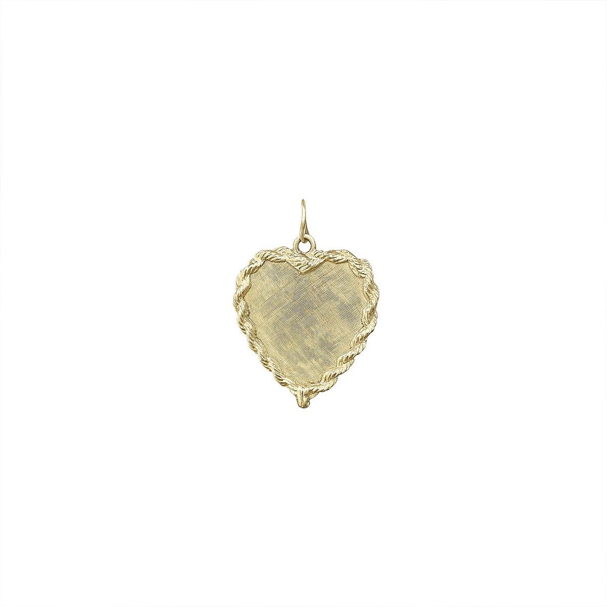 Vintage Heart with Twisted Frame Charm by Fewer Finer