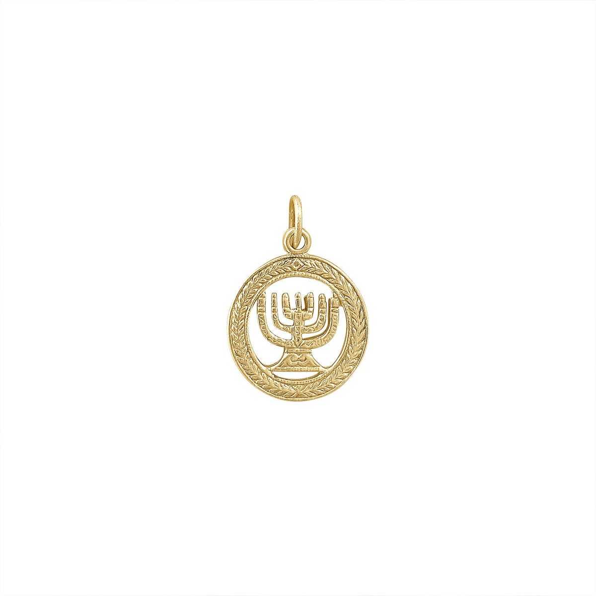Vintage Jewish Menorah Charm by Fewer Finer