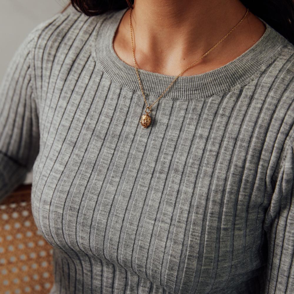 Vintage Lady Justice Charm for Women