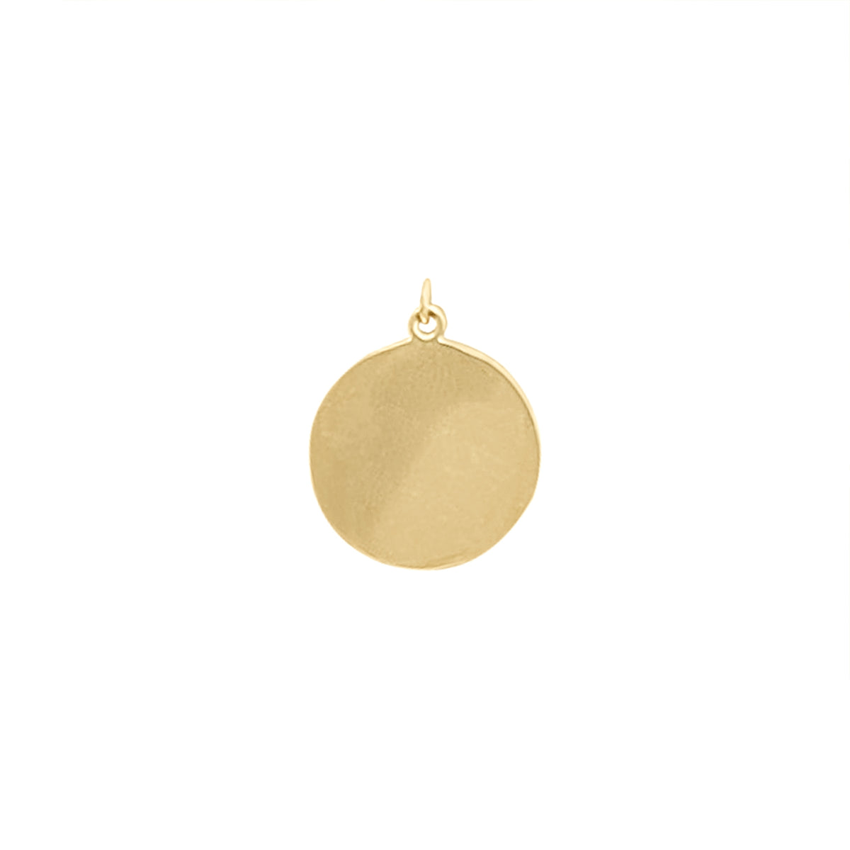 Vintage Large Circle Charm by Fewer Finer
