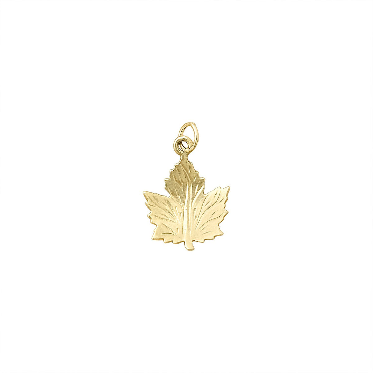 Vintage Maple Leaf Charm by Fewer Finer