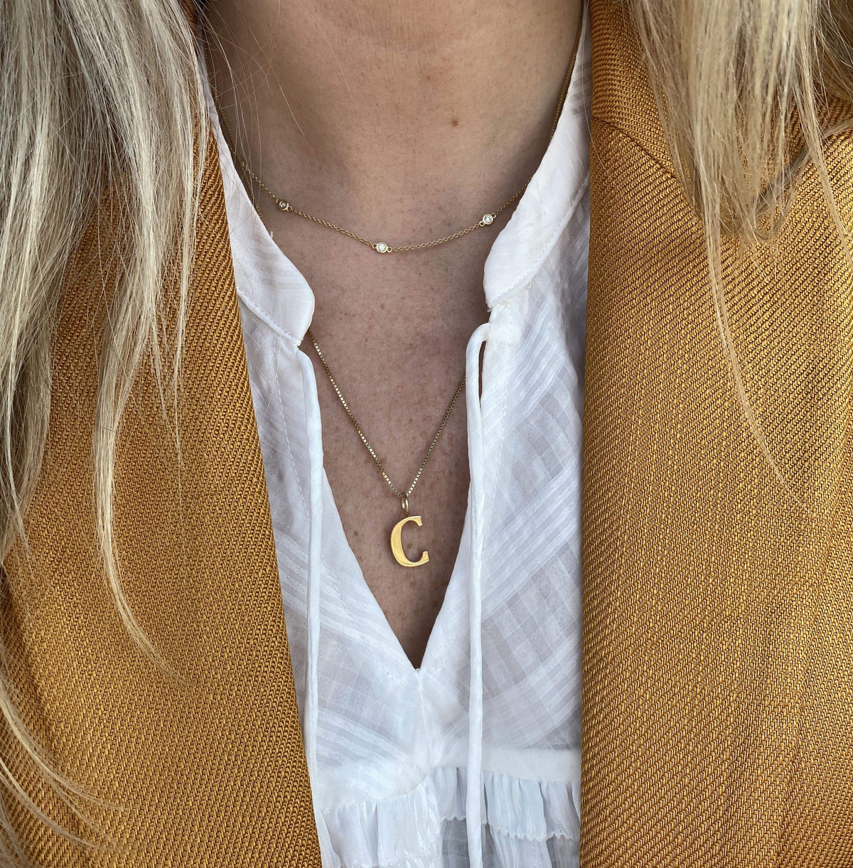 Vintage Letter "C" Charm for Women