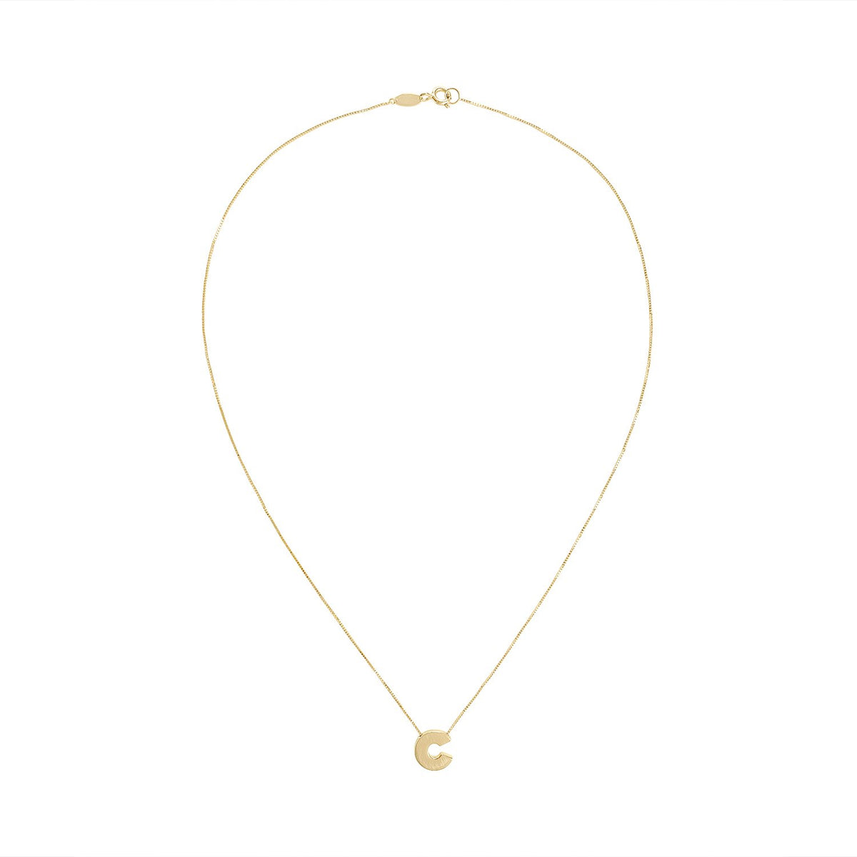 Vintage Letter "C" Necklace by Fewer Finer