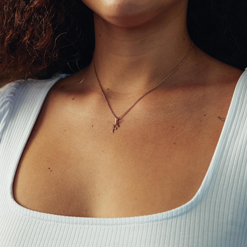 Vintage Letter "F" Charm for Women