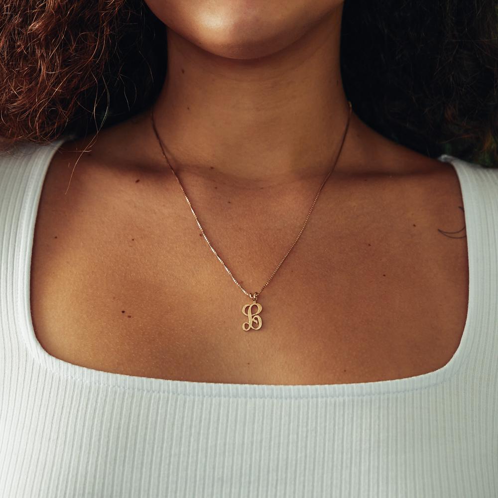 Vintage Letter "L" Charm for Women