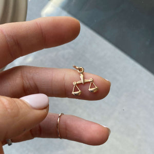 Vintage Libra Charm for Women