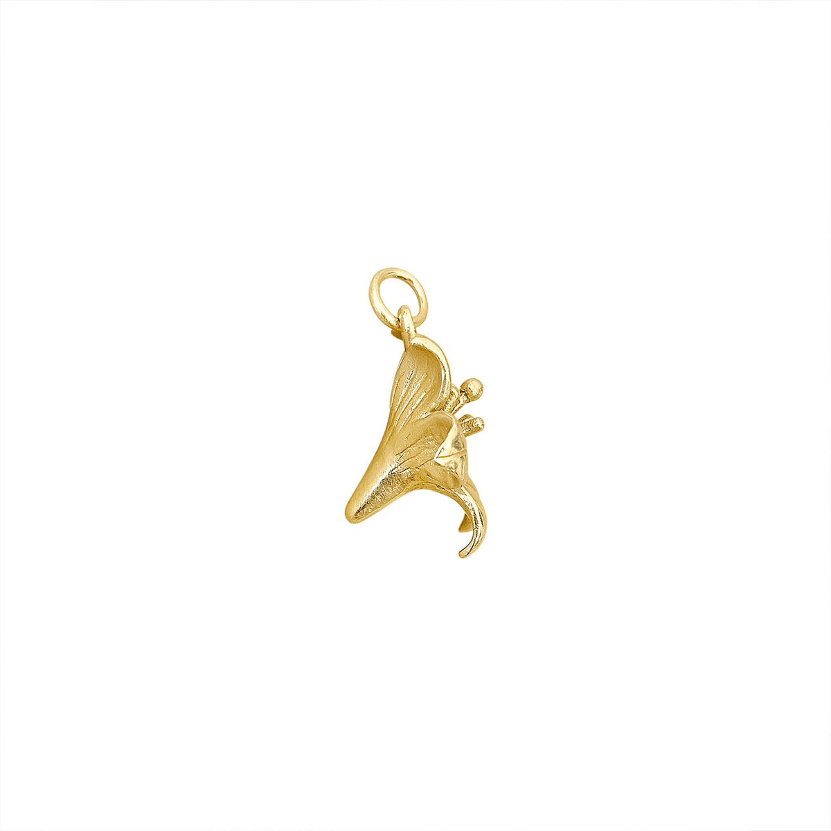 Vintage Lily Flower Charm for Women