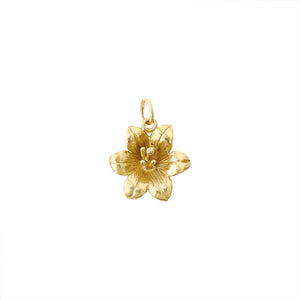 Vintage Lily Flower Charm by Fewer Finer