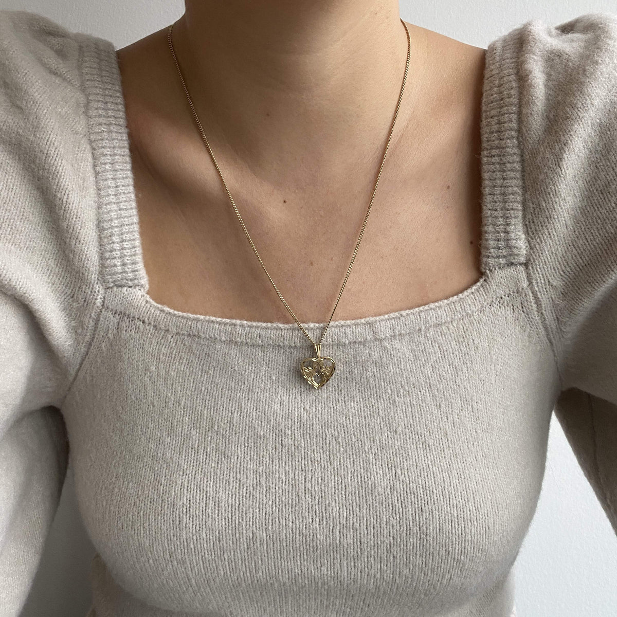 Vintage Lovebirds Charm for Women