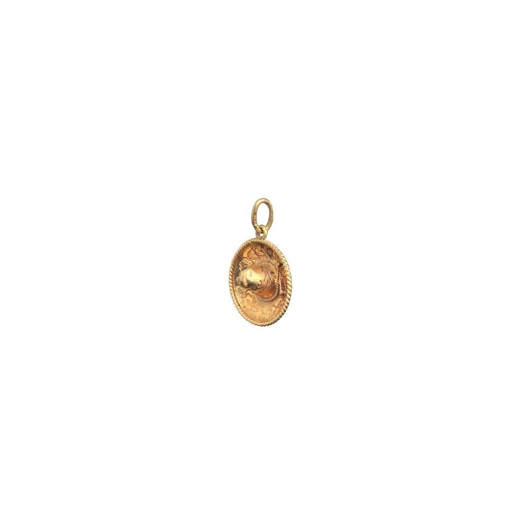 Vintage Large Mexico Sombrero Charm for Travelers