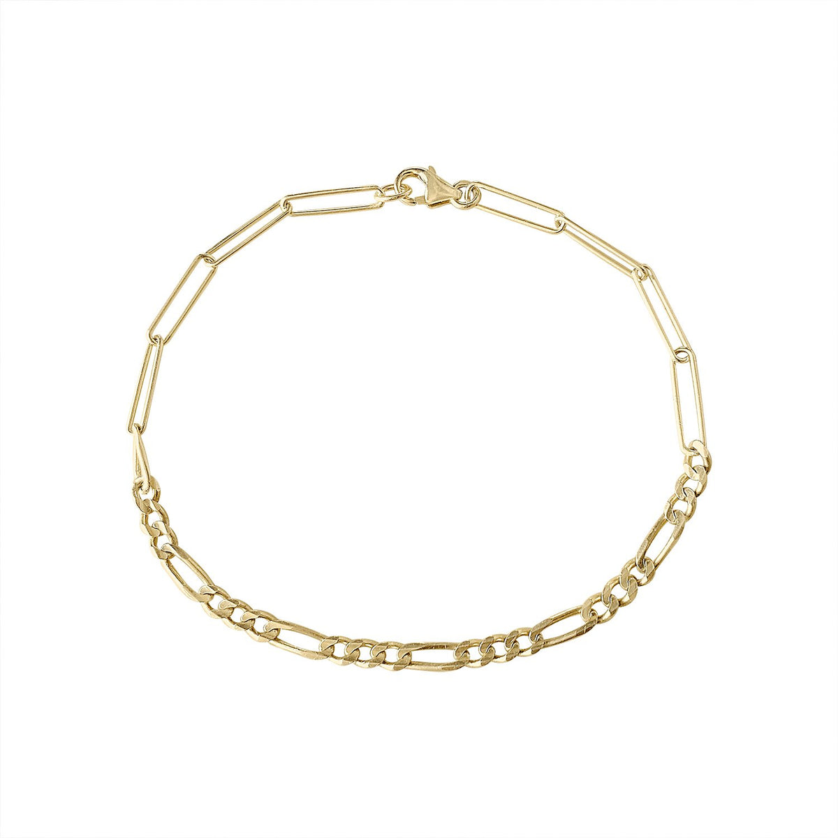 Vintage Mixed Chain Bracelet by Fewer Finer