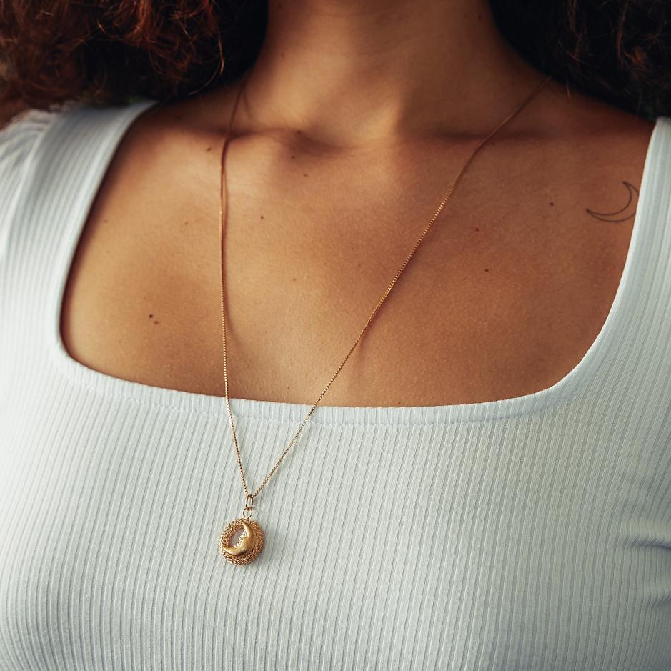 Vintage Moon Charm for Women