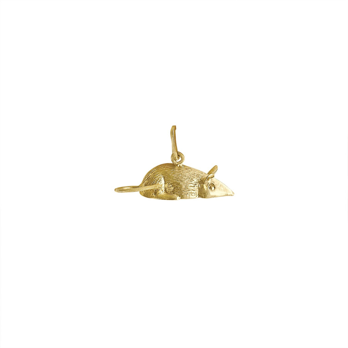 Vintage Mouse Charm by Fewer Finer